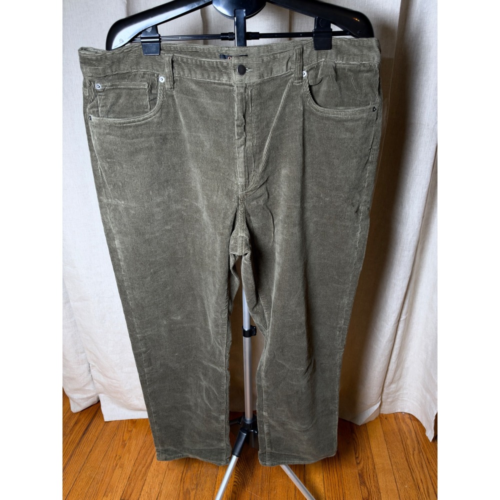 Quince Organic Stretch Corduroy 5 Pocket Pants Men's 40x30 Seaweed NWOT